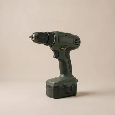 A cordless drill.