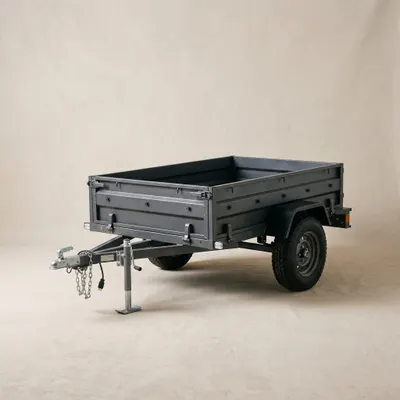 A small utility trailer.
